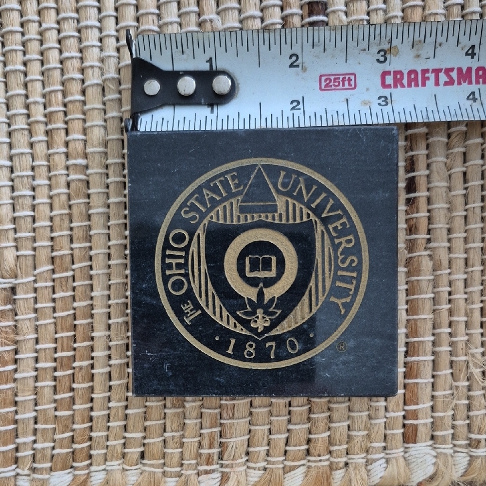 Ohio State University Marble Paperweight